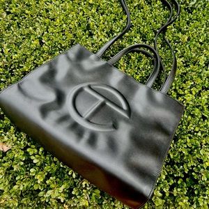 Telfar- medium black shopping bag